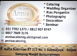 Annisa One Stop Wedding